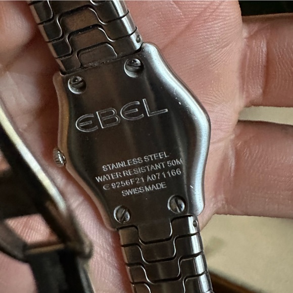 EBEL Classic 27mm Stainless Steel Bracelet with MOP Diamond Dial 9256f21/9925 - Picture 6 of 12